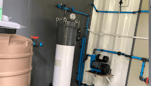 Figure 11. New Chlorine dosing room